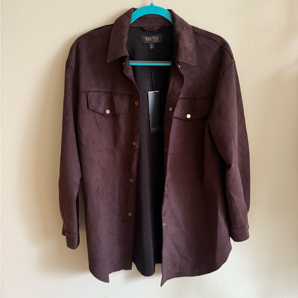 Truth Suede Shirt Jacket